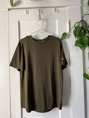 Russell Athletic Olive Drab Short Sleeve Crew Tee training fit M